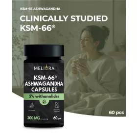 Meliora KSM-66® Ashwagandha kapszula | 60 db