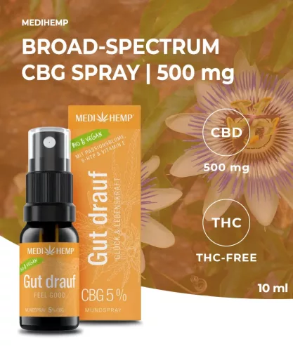 Medihemp Feel Good 5% CBG Szájspray
