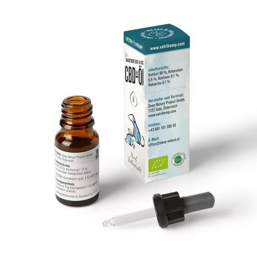 Vetrihemp CBD olaj 10 kg alatti állatoknak 4% 10 ml 400mg
