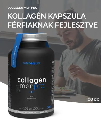 Nutriversum Collagen Men Pro férfi kollagén kapszula 100 db