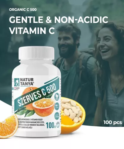 Natur Tanya® SZERVES C-vitamin 500 mg - 100 db