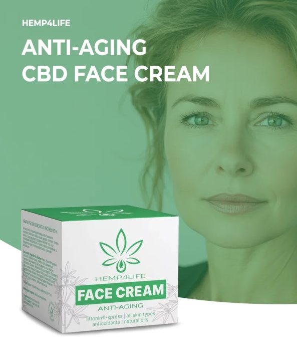 Hemp4Life Öregedésgátló CBD Arckrém 50 ml
