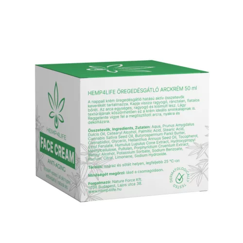 Hemp4Life Öregedésgátló CBD Arckrém 50 ml