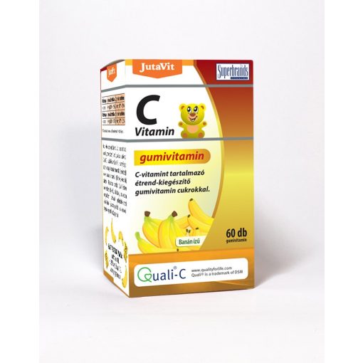 JutaVit C-vitamin Gumivitamin banán ízű 60 db