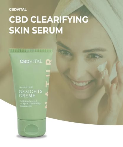 CBDVital Clearifying Skin szérum 200 mg CBD-vel
