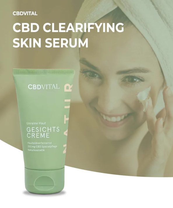 CBDVital Clearifying Skin szérum 200 mg CBD-vel