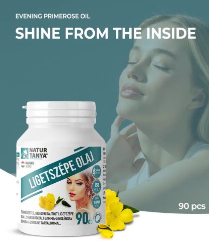 Natur Tanya® Ligetszépe olaj kapszula - 90 db