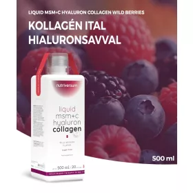   Nutriversum Liquid MSM+C Hyaluron Collagen 500 ml erdei gyümölcs