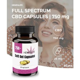 Hemp4Life Kannabisz Olaj kapszula 750 mg 30 db