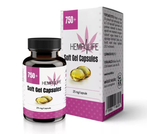 Hemp4Life Kannabisz Olaj kapszula 750 mg 30 db