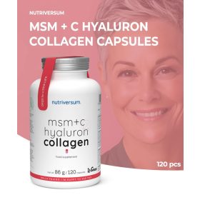Nutriversum MSM+C Hyaluron Collagen kapszula - 120 db