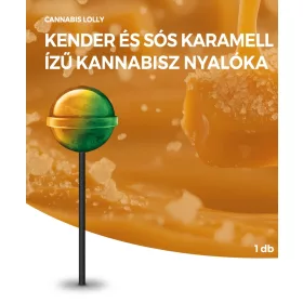 Salted Caramel Kannabisz nyalóka