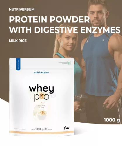 Nutriversum Whey PRO 1000 g - Tejberizs