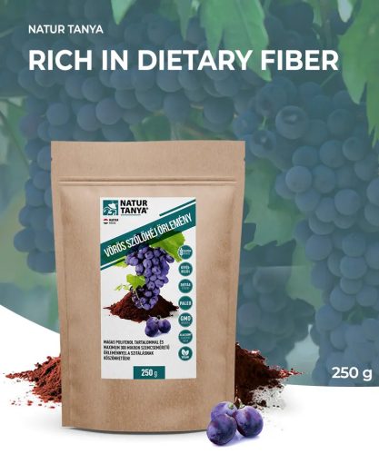 Natur Tanya® Vörös Szőlőhéj őrlemény - 250 g