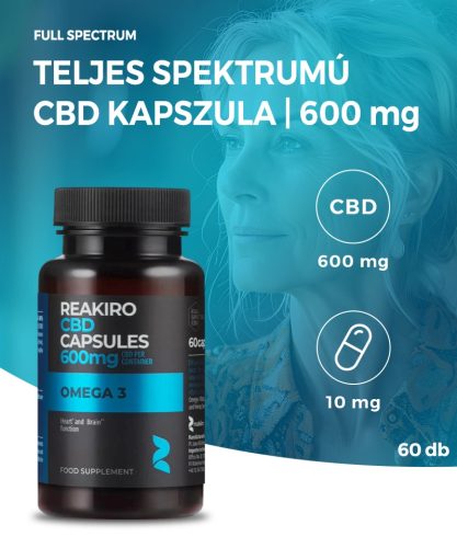 Reakiro Omega-3 CBD kapszula 60 db | 600 mg