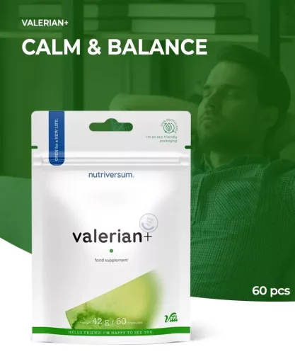 Nutriversum Valerian+ kapszula - 60 db