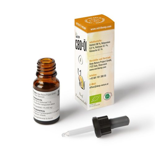 Vetrihemp CBD olaj macskáknak 4% 10 ml 400mg