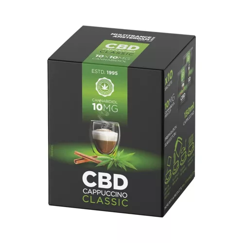 CBD Coffee Instant Cappuccino 10 mg (10 sachets) 