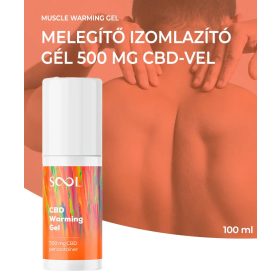 SOOL Muscle Relief Warming Gel 500 mg CBD