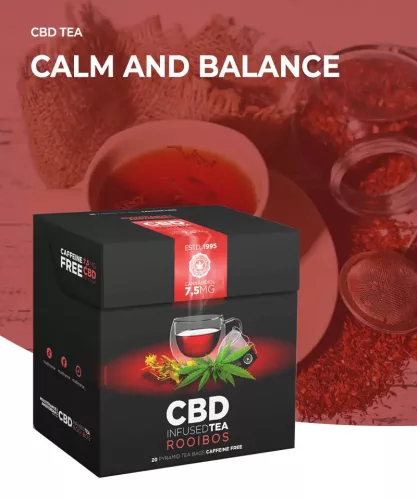 Multitrance Rooibos Pyramid Tea 7,5 mg CBD