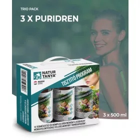 Natur Tanya® Puridren 60 napos Tisztító Program 3x500 ml