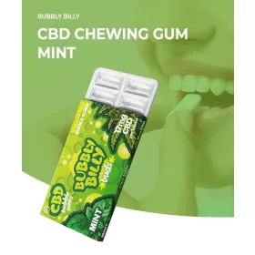 Bubbly Billy Buds Mint Flavoured Chewing Gum (17mg CBD)