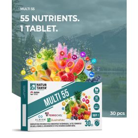   Natur Tanya® MULTI 55 - Multivitamin 55 különböző hatóanyaggal - 30 db