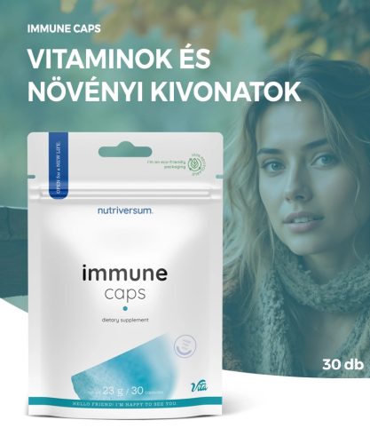 Nutriversum Immune Caps Immunerősítő vitamin - 30 db