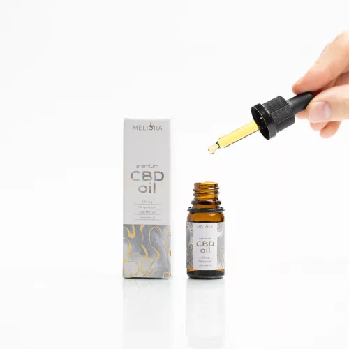 Meliora Teljes Spektrumú 5% CBD olaj 500 mg 