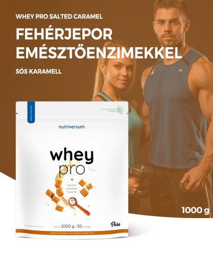 Nutriversum Whey PRO 1000 g - Sós karamell