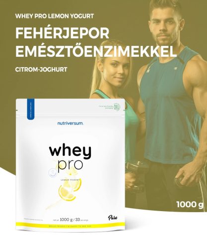 Nutriversum Whey PRO 1000 g - Citrom-joghurt