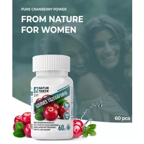 Natur Tanya® Szerves Tőzegáfonya koncentrátum - 60 db