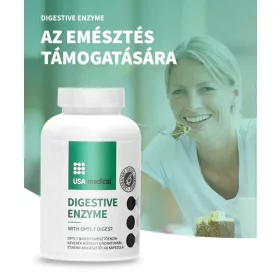   USA Medical Emésztőenzim keverék növényi kivonatokkal kapszula - 60 db