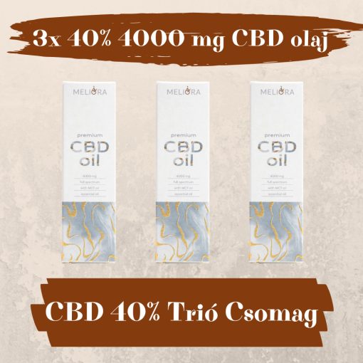 CBD Trió Csomag 3x40% 4000 mg