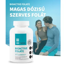   USA Medical Bioaktív szerves folát Quatrefolic® kapszula - 60 db
