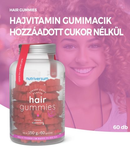 Nutriversum Hair Gummies 60 db