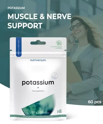Nutriversum Potassium kálium kapszula - 60 db