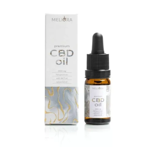 Meliora Teljes Spektrumú 25% CBD olaj 2500 mg 