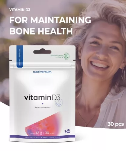 Nutriversum D3-vitamin tabletta - 30 db