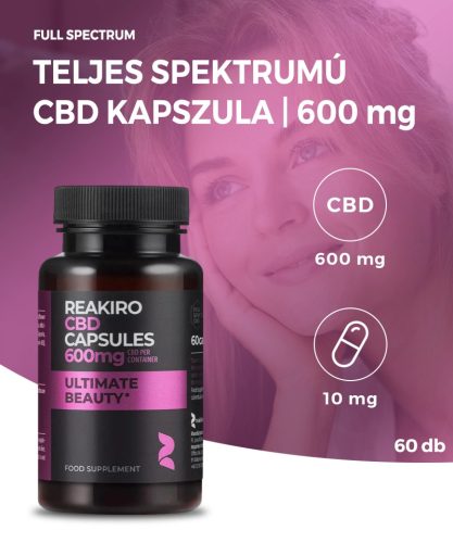 Reakiro Ultimate Beauty CBD kapszula 60 db | 600 mg