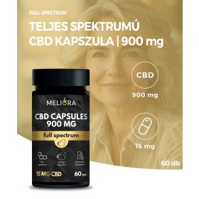 Meliora CBD kapszula 15 mg 60 db | 900 mg