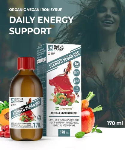 Natur Tanya® Szerves Vegán Vas Szirup