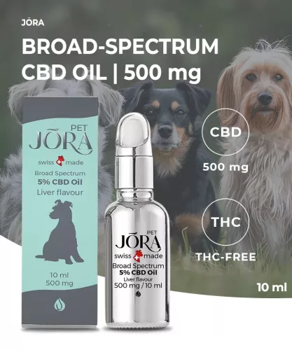 Jōra 5% CBD olaj kutyáknak 500 mg