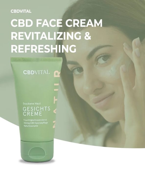 CBDVital Hydracalm arckrém 150 mg CBD-vel