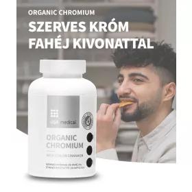 USA Medical Szerves króm ceyloni fahéjjal kapszula - 60 db