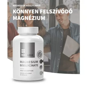 USA Medical Magnézium biszglicinát kapszula - 60 db