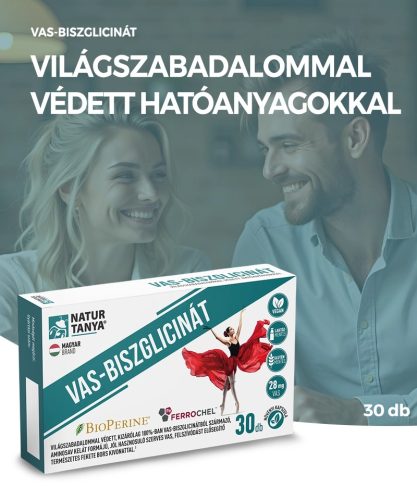 Natur Tanya® Vas Biszglicinát - 30 db