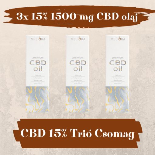 CBD Trió Csomag 3x15% 1500 mg