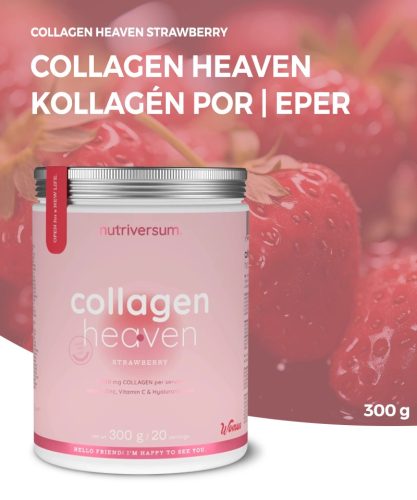 Nutriversum Collagen Heaven Eper 300 g