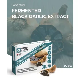   Natur Tanya® Szerves Fermentált Fekete Fokhagyma kapszula - 30 db